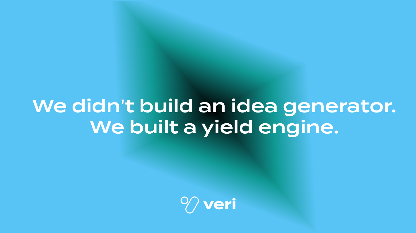 Yield engine vs idea generator